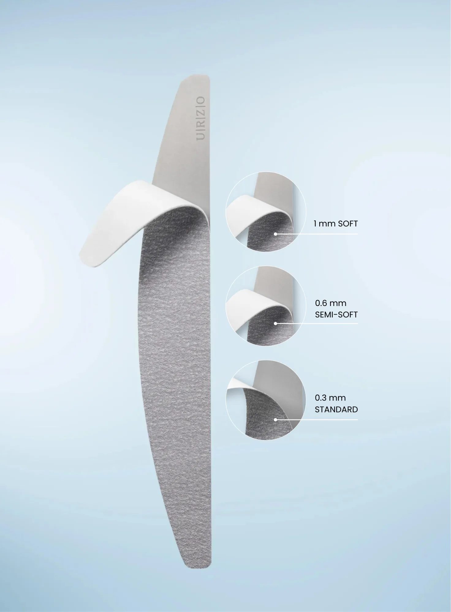 Soft, Semi-soft and Standard nail files Moon Angel